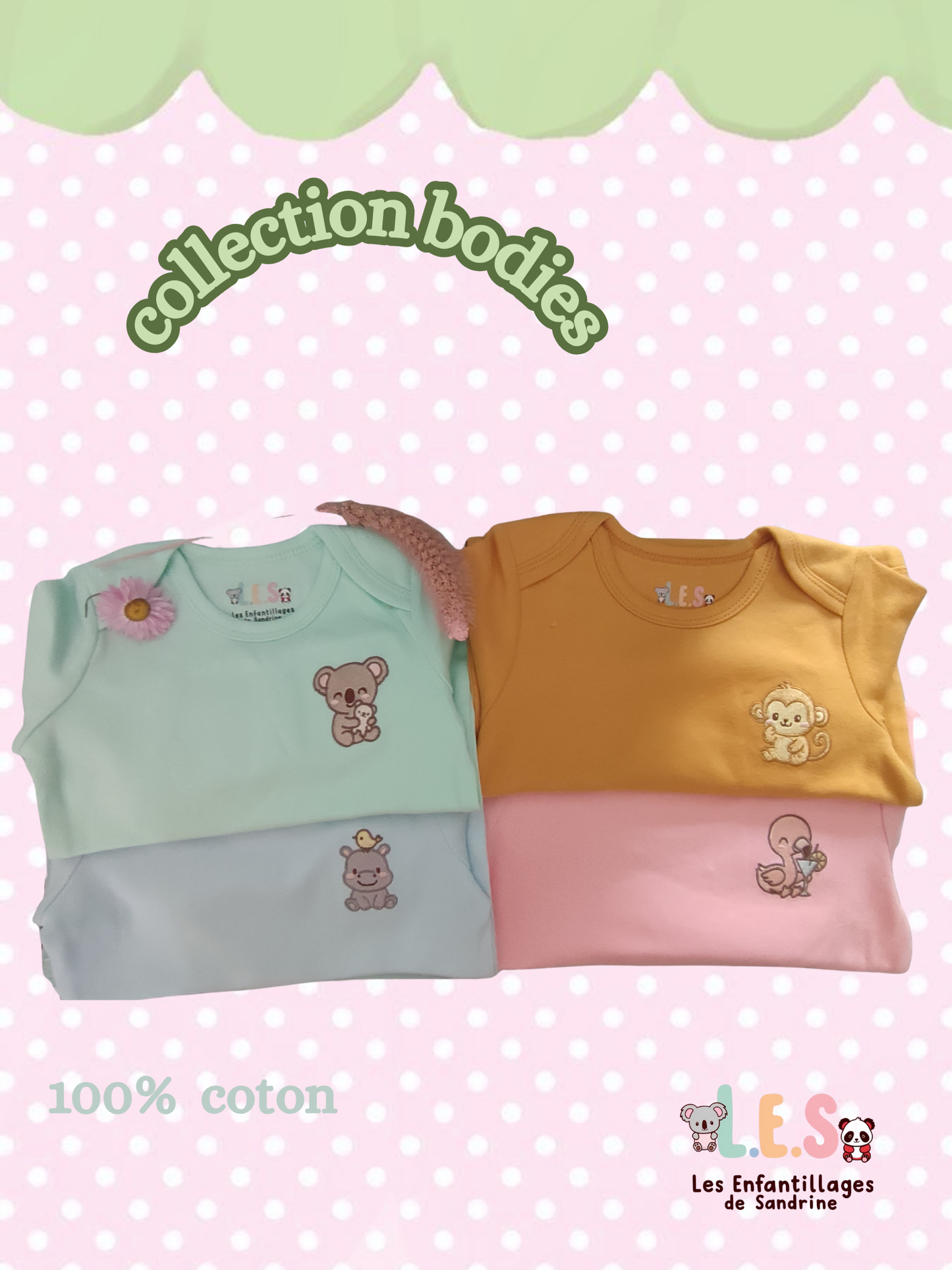 bodies bébé manche courtes