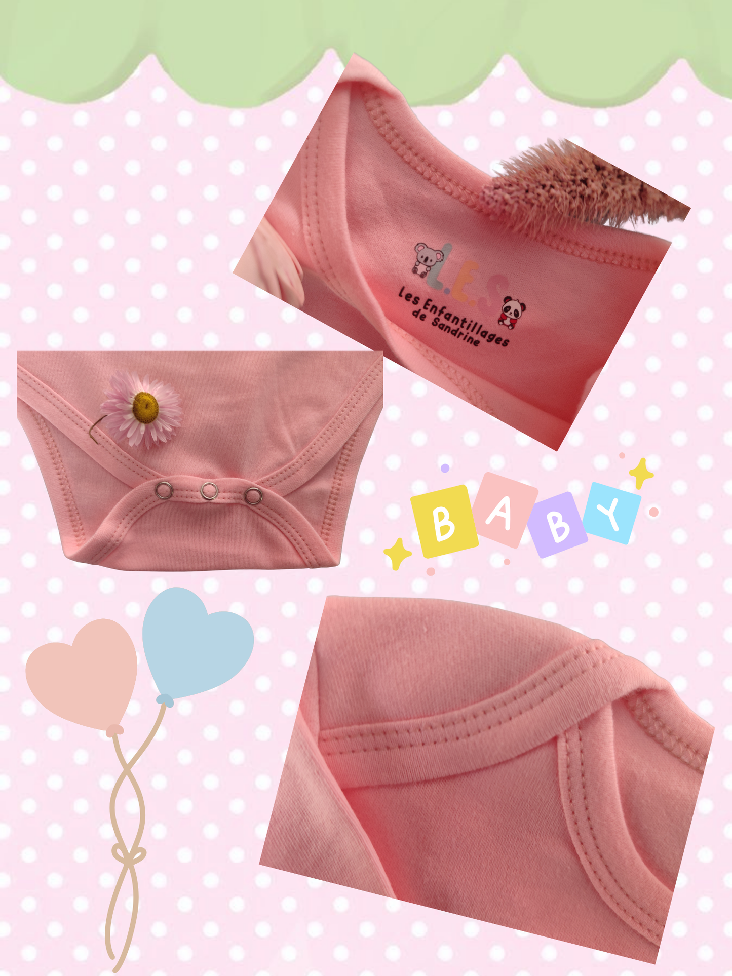 bodies bébé manche courtes