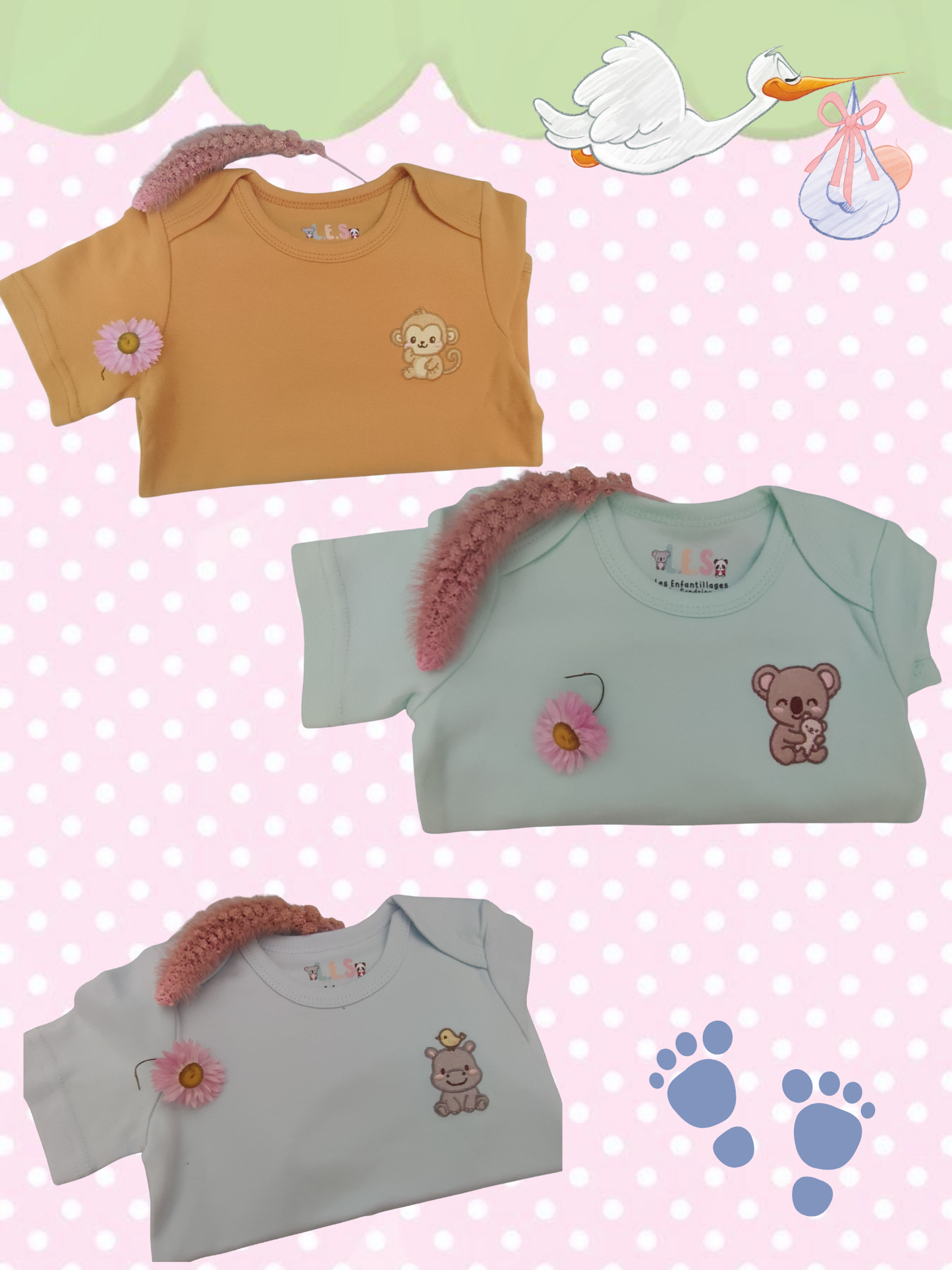 bodies bébé manche courtes