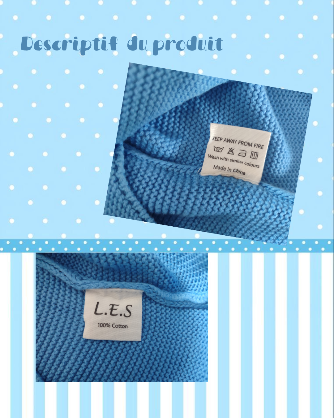 Cardigan et son bodie assorties