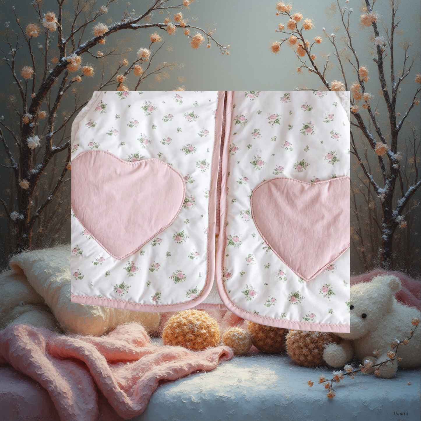 Veste Fourrure Bébé Kawaii - Douce et Mignonne