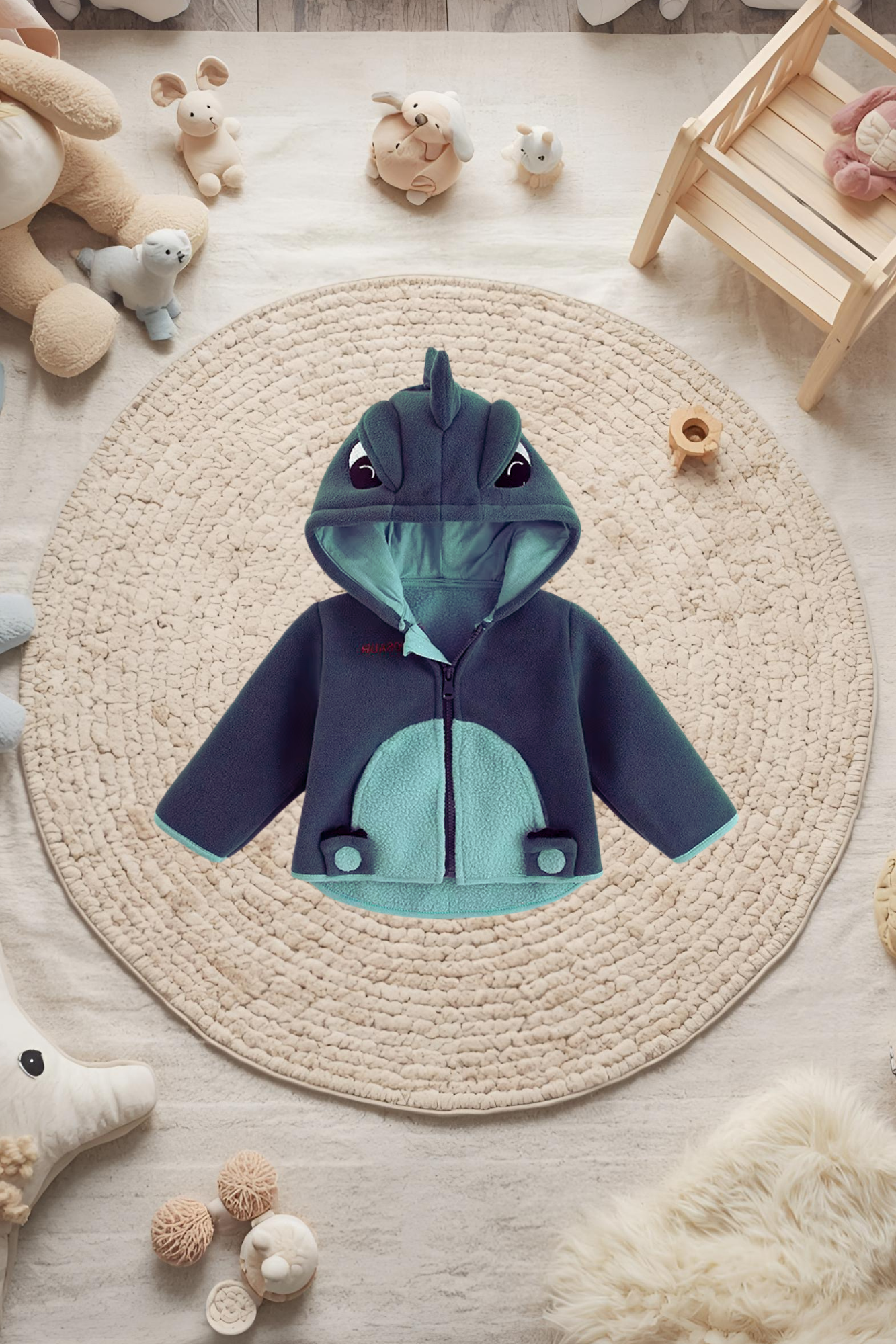 Manteau polaire animaux enfant ours, lapin, Dinosaure  Doux et chaud